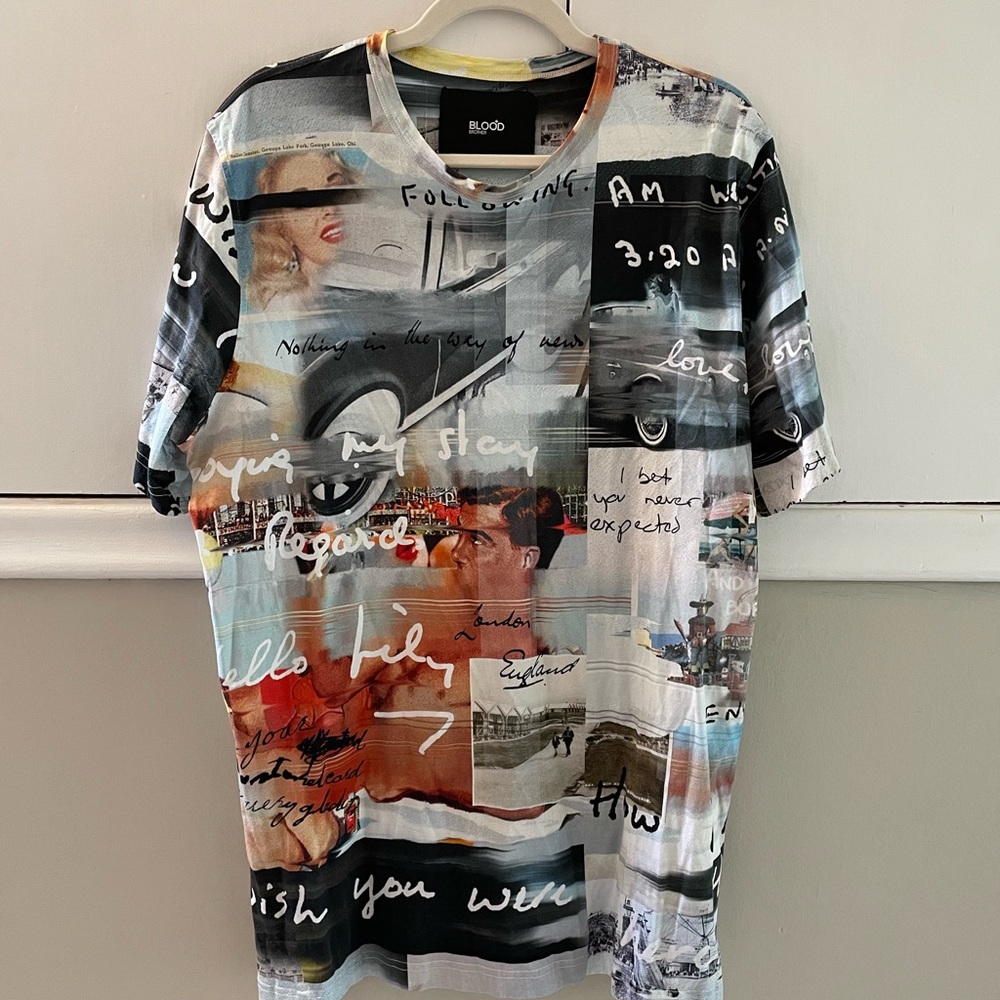 Blood Brother Collage Print Tshirt